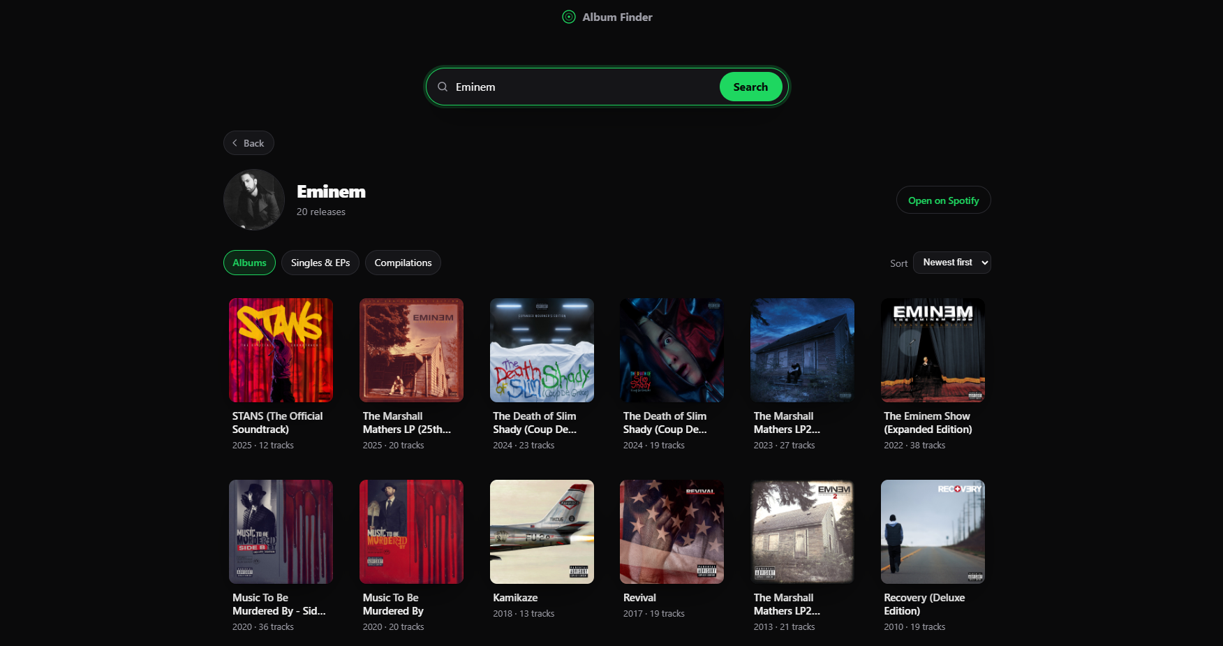 Album Finder